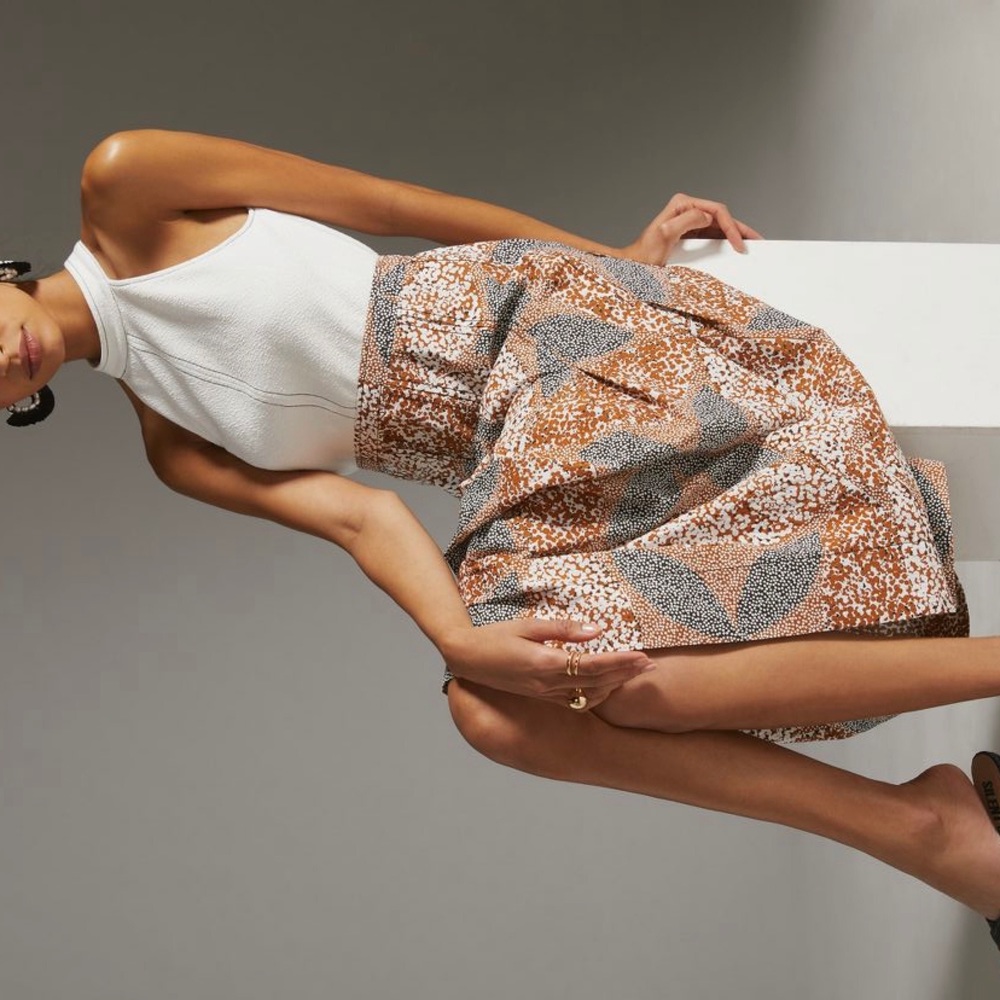 [Never Worn] Anthropologie Sleeveless Mock Twofer Dress - Size 1X
